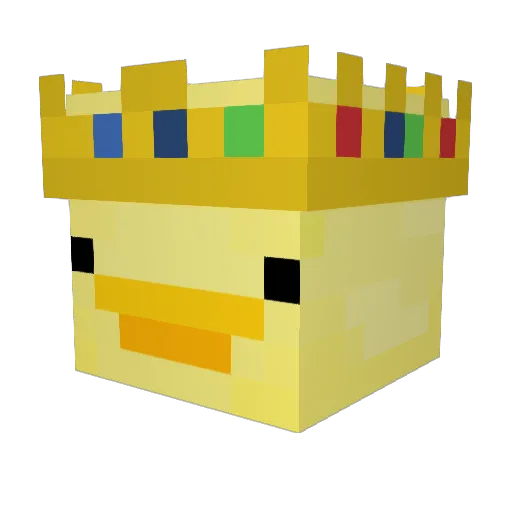 Fearssx Minecraft avatar head, 3D render