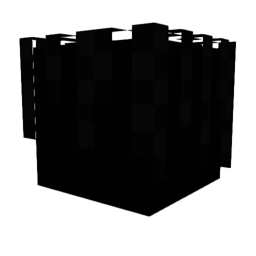 Fearswag Minecraft avatar head, 3D render