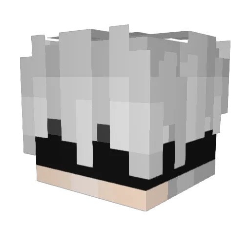 Feartapir Minecraft avatar head, 3D render
