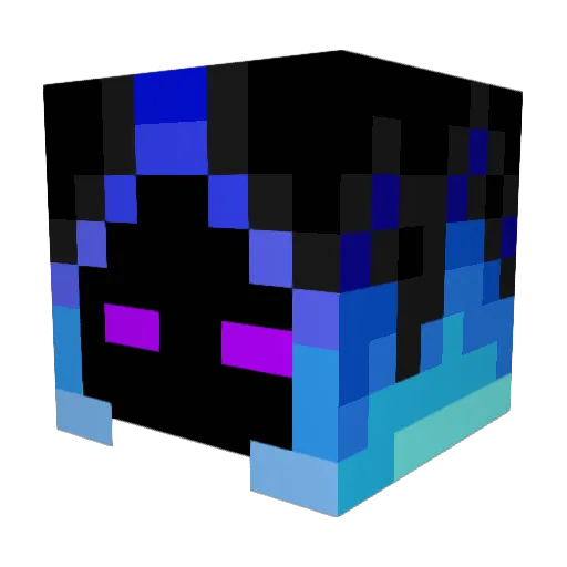 Fearthefuzzy8 Minecraft avatar head, 3D render