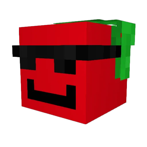 FeathersAU Minecraft avatar head, 3D render