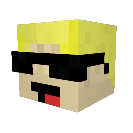 FebatistaJr Minecraft avatar head, 3D render