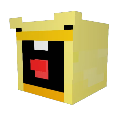 Feddeh35 Minecraft avatar head, 3D render