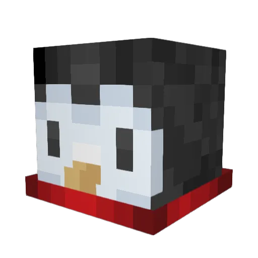 FedeGabbo123 Minecraft avatar head, 3D render
