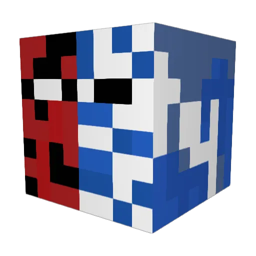 FederalBigJoe Minecraft avatar head, 3D render