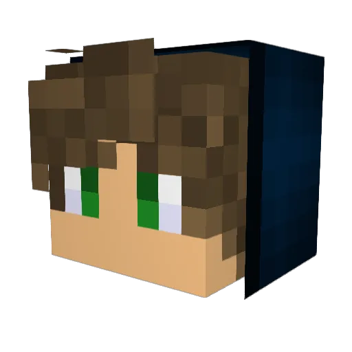 FederalXPrime Minecraft avatar head, 3D render