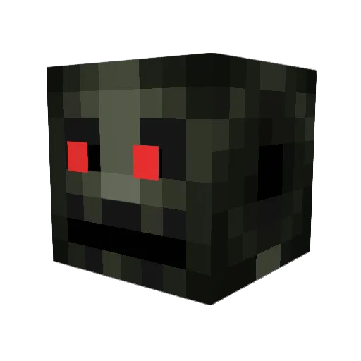 Fedralizer Minecraft avatar head, 3D render
