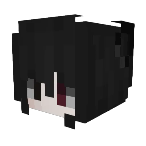 Fedurs Minecraft avatar head, 3D render
