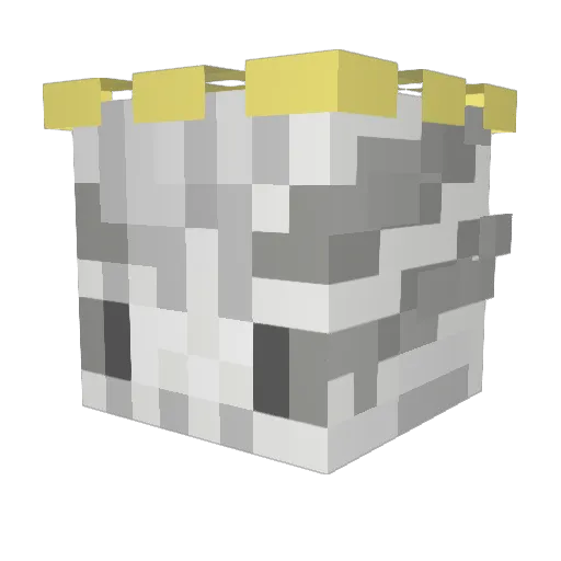 FeebleLemon3 Minecraft avatar head, 3D render