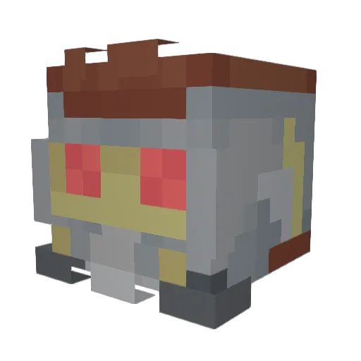 Feedback_xo Minecraft avatar head, 3D render