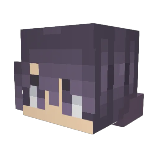 FeeeelSoBad Minecraft avatar head, 3D render