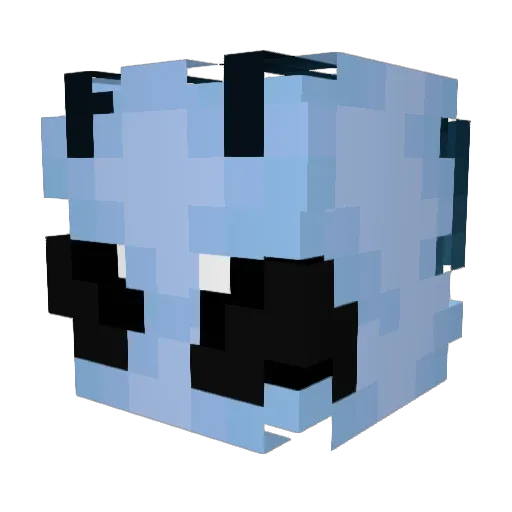 Feeelix_3801 Minecraft avatar head, 3D render
