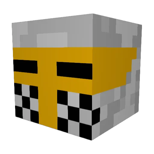 Feeenal Minecraft avatar head, 3D render