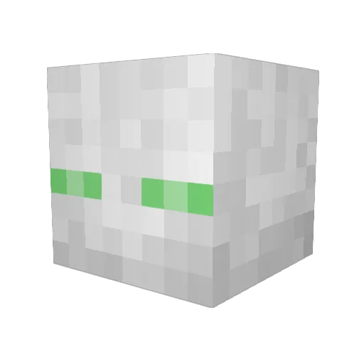 FeelFinex3 Minecraft avatar head, 3D render
