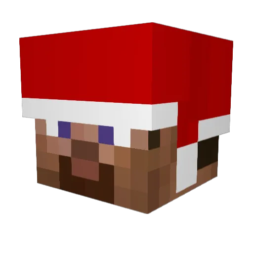 FeelTheLove Minecraft avatar head, 3D render