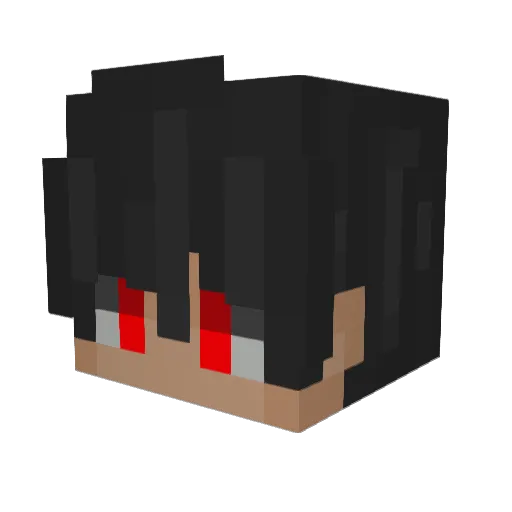 FeelsBadPat Minecraft avatar head, 3D render