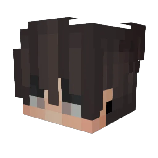 Feelsbrian Minecraft avatar head, 3D render