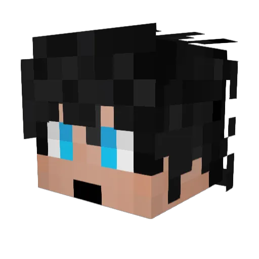 Feer_ Minecraft avatar head, 3D render