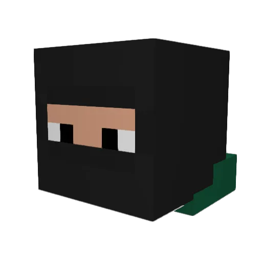 FeerchoGT Minecraft avatar head, 3D render
