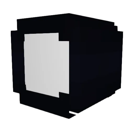FeeshyMaidz Minecraft avatar head, 3D render