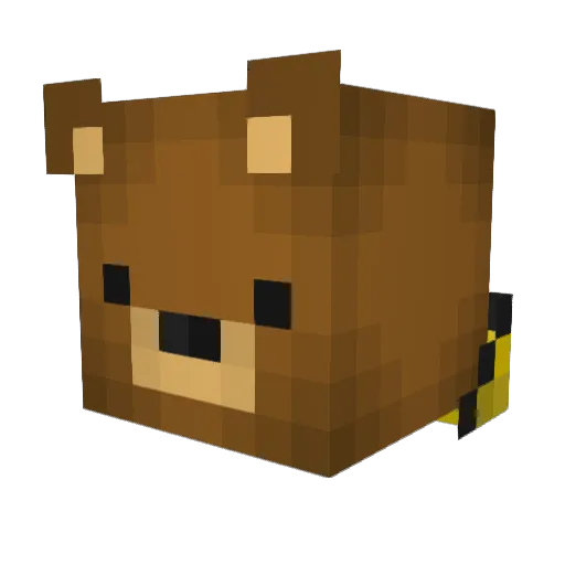 Fefa420 Minecraft avatar head, 3D render