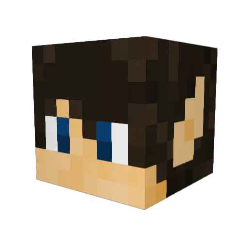 Feferonka19 Minecraft avatar head, 3D render