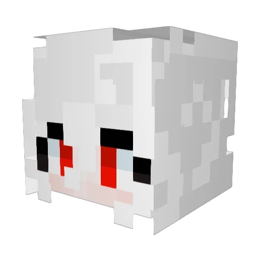 FeiFanGuo Minecraft avatar head, 3D render