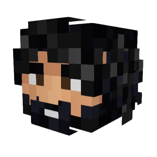 Feighan Minecraft avatar head, 3D render