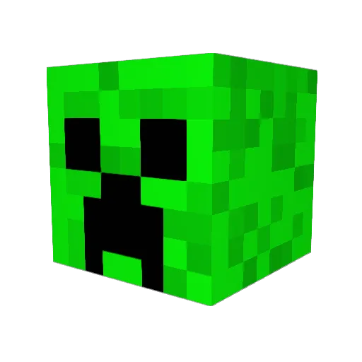 Feight48 Minecraft avatar head, 3D render