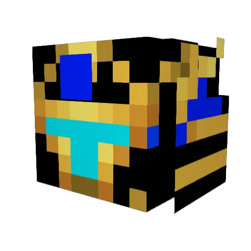Feikiegames Minecraft avatar head, 3D render
