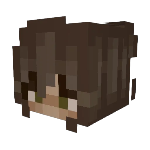 Feikit Minecraft avatar head, 3D render