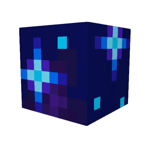 Feilding Minecraft avatar head, 3D render