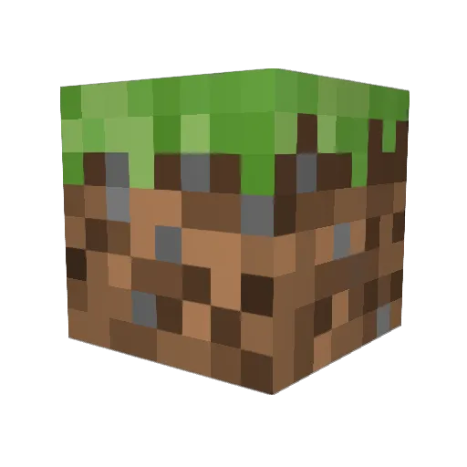 Feilx Minecraft avatar head, 3D render