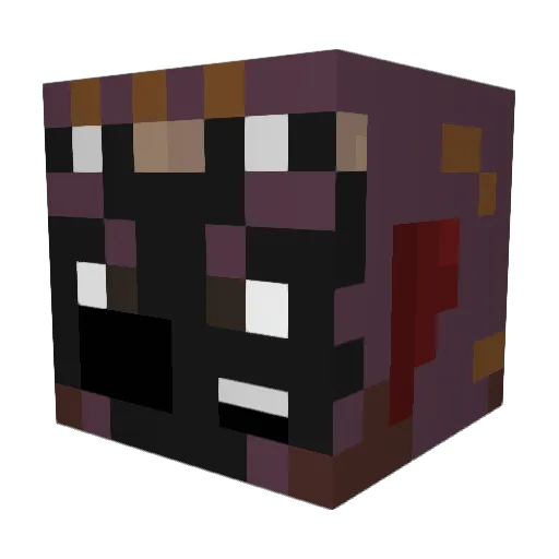 Feisal Minecraft avatar head, 3D render