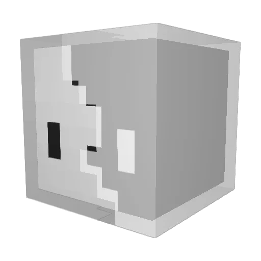 Feitosacaio_ Minecraft avatar head, 3D render