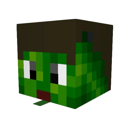 Feivel85 Minecraft avatar head, 3D render