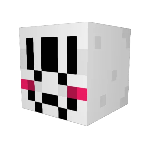 Fejm_X Minecraft avatar head, 3D render