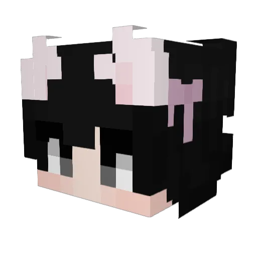 Fekzitto Minecraft avatar head, 3D render