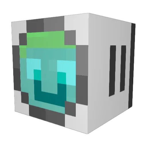 Fel593W Minecraft avatar head, 3D render