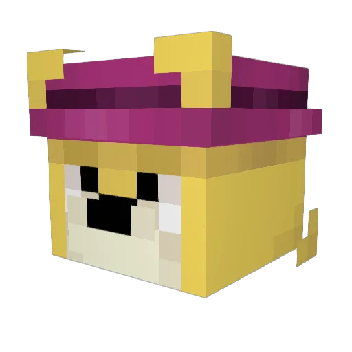 FelKuri Minecraft avatar head, 3D render