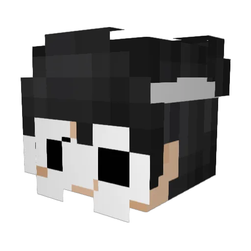 FelProngs Minecraft avatar head, 3D render