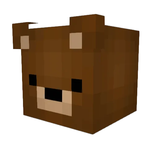 Felda_CZ Minecraft avatar head, 3D render