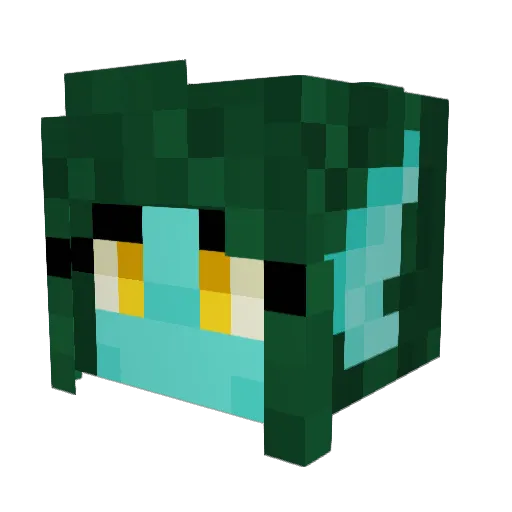 Feldy17 Minecraft avatar head, 3D render