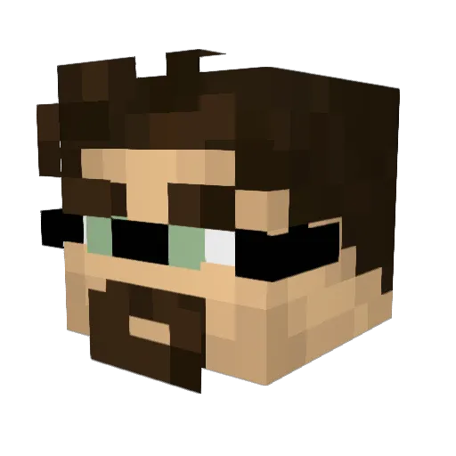 Felend2010 Minecraft avatar head, 3D render
