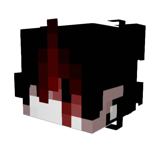 Felestial Minecraft avatar head, 3D render