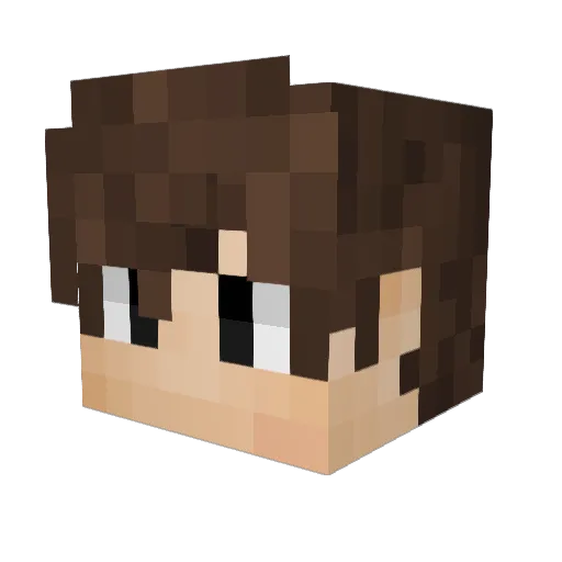 Felexys Minecraft avatar head, 3D render