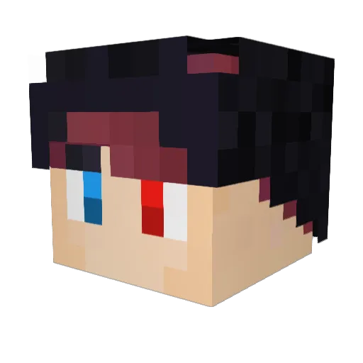 Feli2thex_ Minecraft avatar head, 3D render