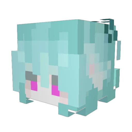 Felicia9203 Minecraft avatar head, 3D render