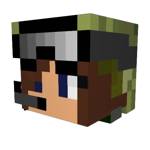 FeliciaOfSweden Minecraft avatar head, 3D render