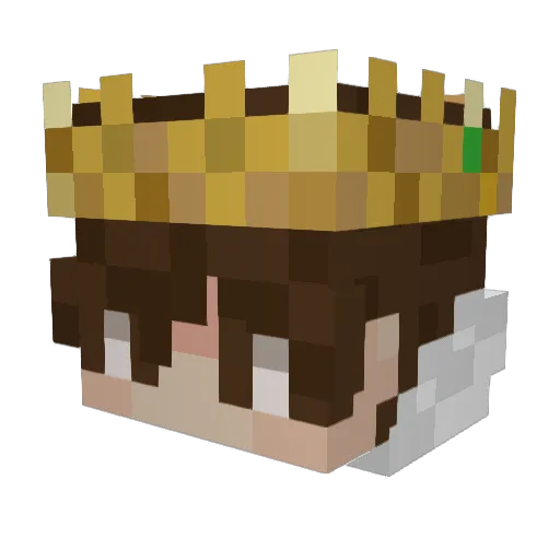 Felicioli Minecraft avatar head, 3D render
